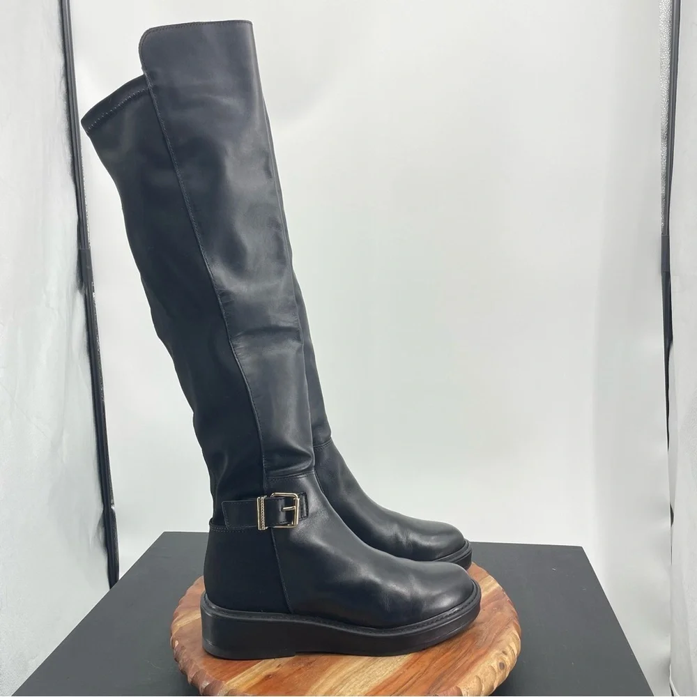 Dolce Vita Women's Ember Tall Boot, Black Leather, Size 8